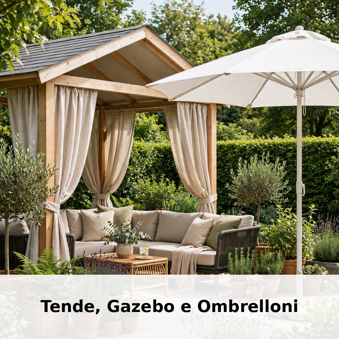 Tende, gazebo e ombrelloni