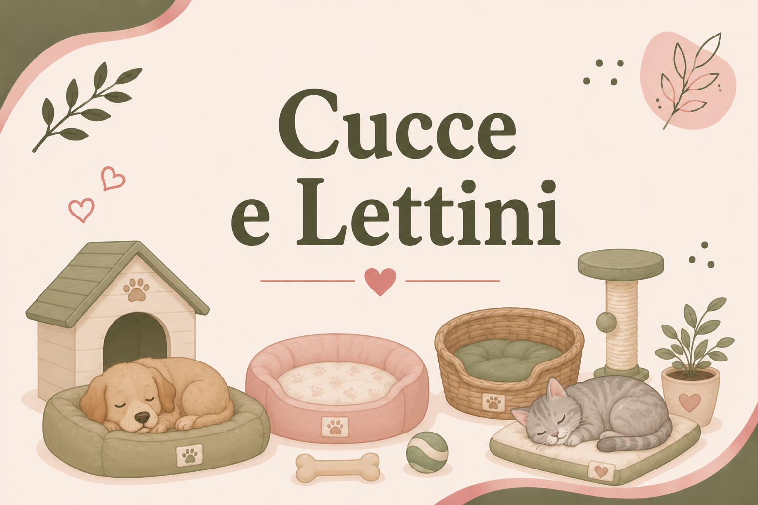 Cucce e lettini