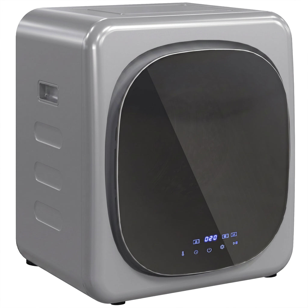 Asciugatrice ad Aria 4 kg con Timer e Programma Smart in Acciaio Inox