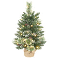 Albero di Natale Mini 60 cm con 35 Luci LED