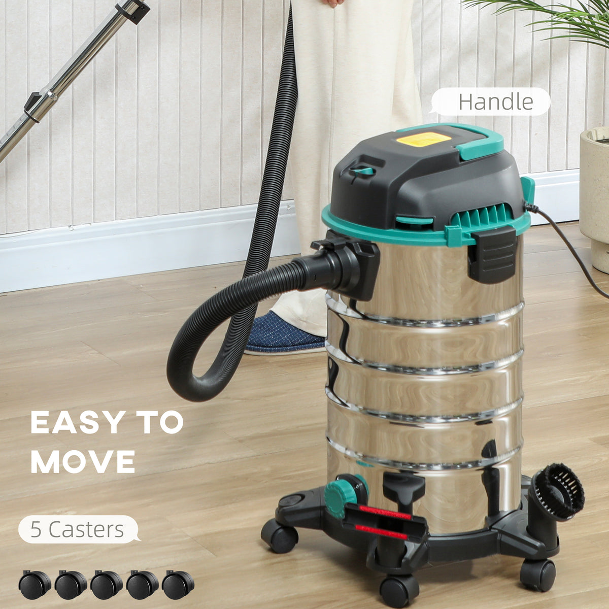 Bidone Aspiratutto 3 in 1 1400W per Solidi e Liquidi