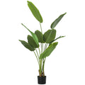 Pianta Artificiale da 160 cm con 10 Foglie