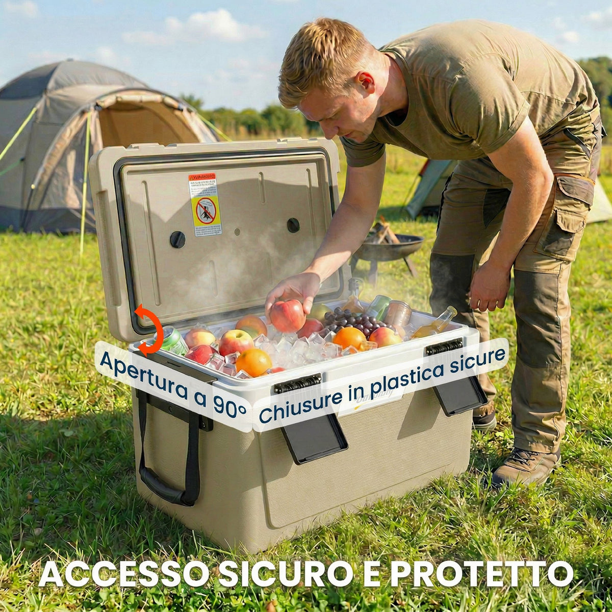 Box Termico Refrigerante 42,6 L con Isolamento PU