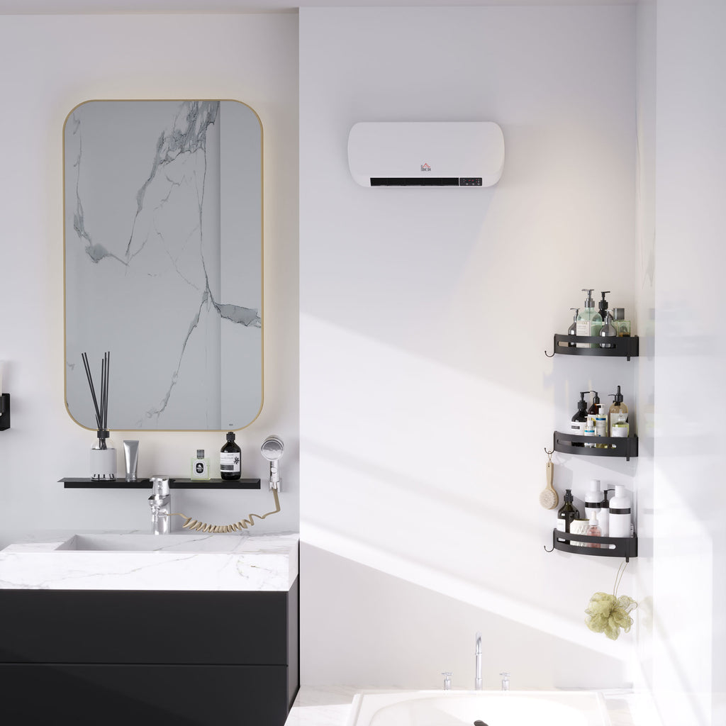 Stufa Elettrica da Parete con Telecomando e Timer