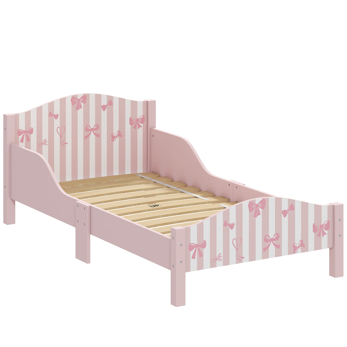 Letto Montessori a Fiocco Rosa per Bambini