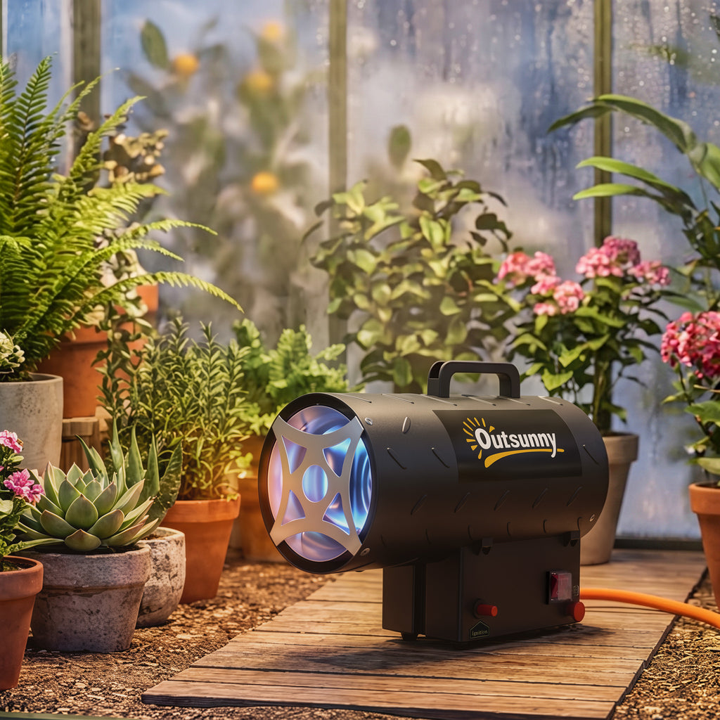 Generatore di Aria Calda a Gas 10 kW Portatile