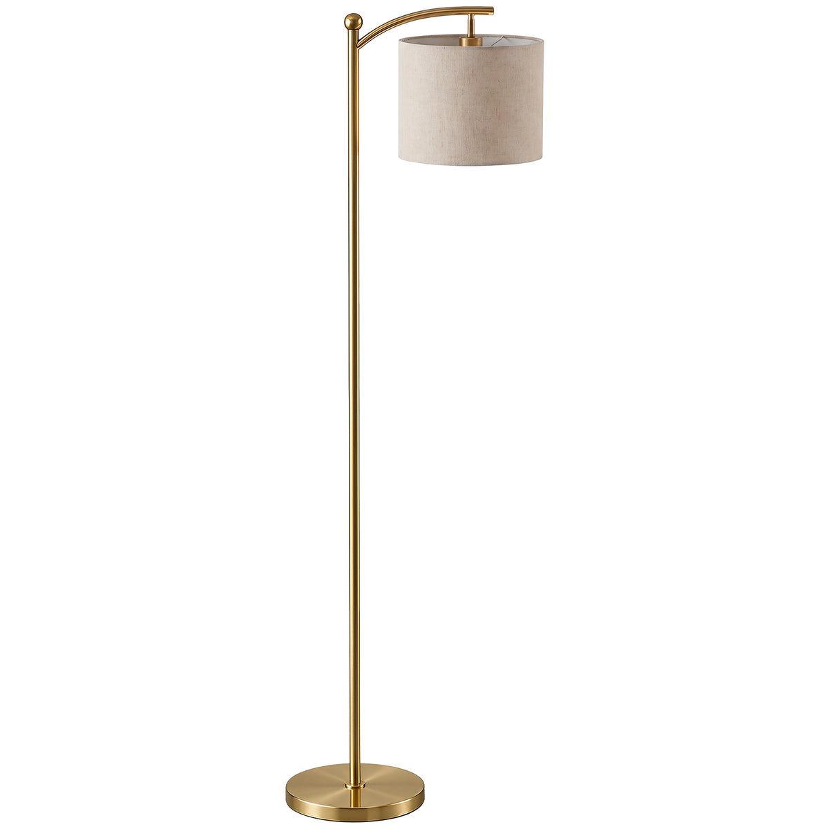 Lampada da Terra LED Oro con Telecomando