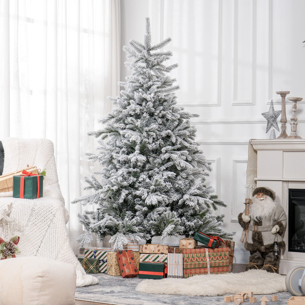 Albero di Natale Innevato 180 cm con 1321 Rami
