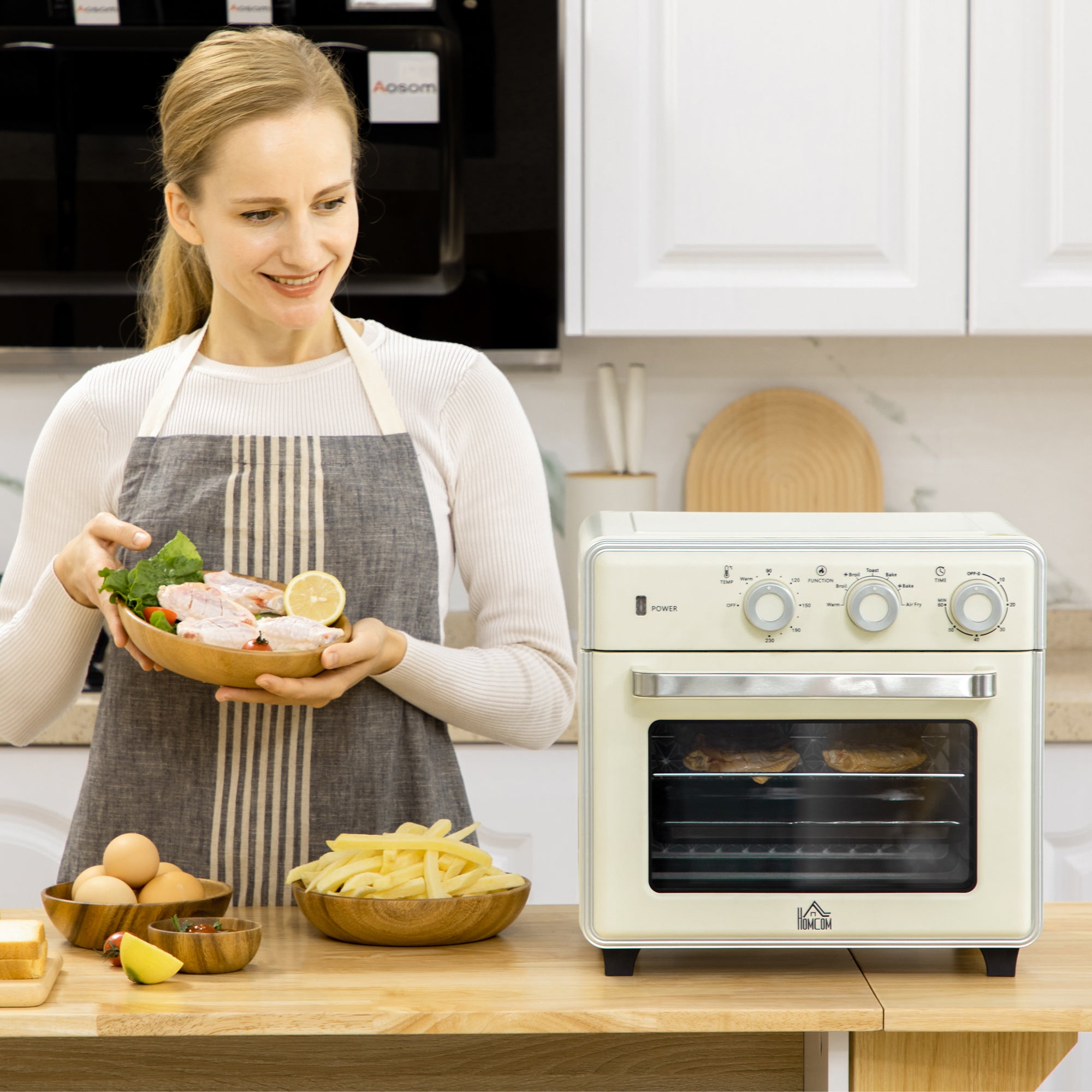 Mini Forno Elettrico Ventilato 5 in 1 da 20 Litri con Timer