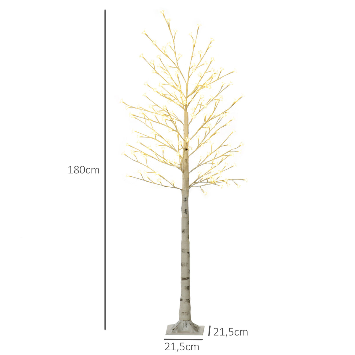 Albero Luminoso di ciliegio 180 cm con 180 LED