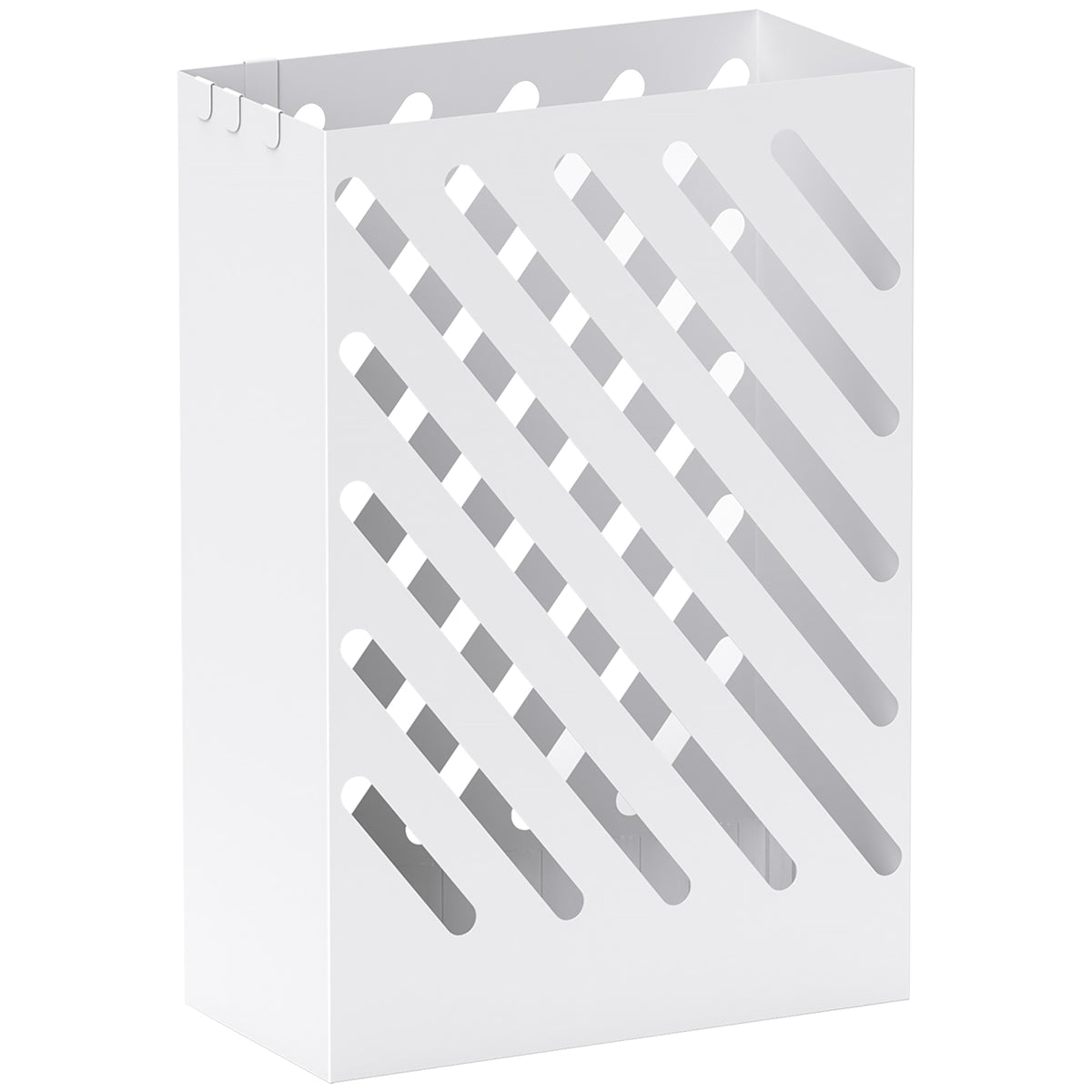 Portaombrelli di Design Bianco con 4 Ganci