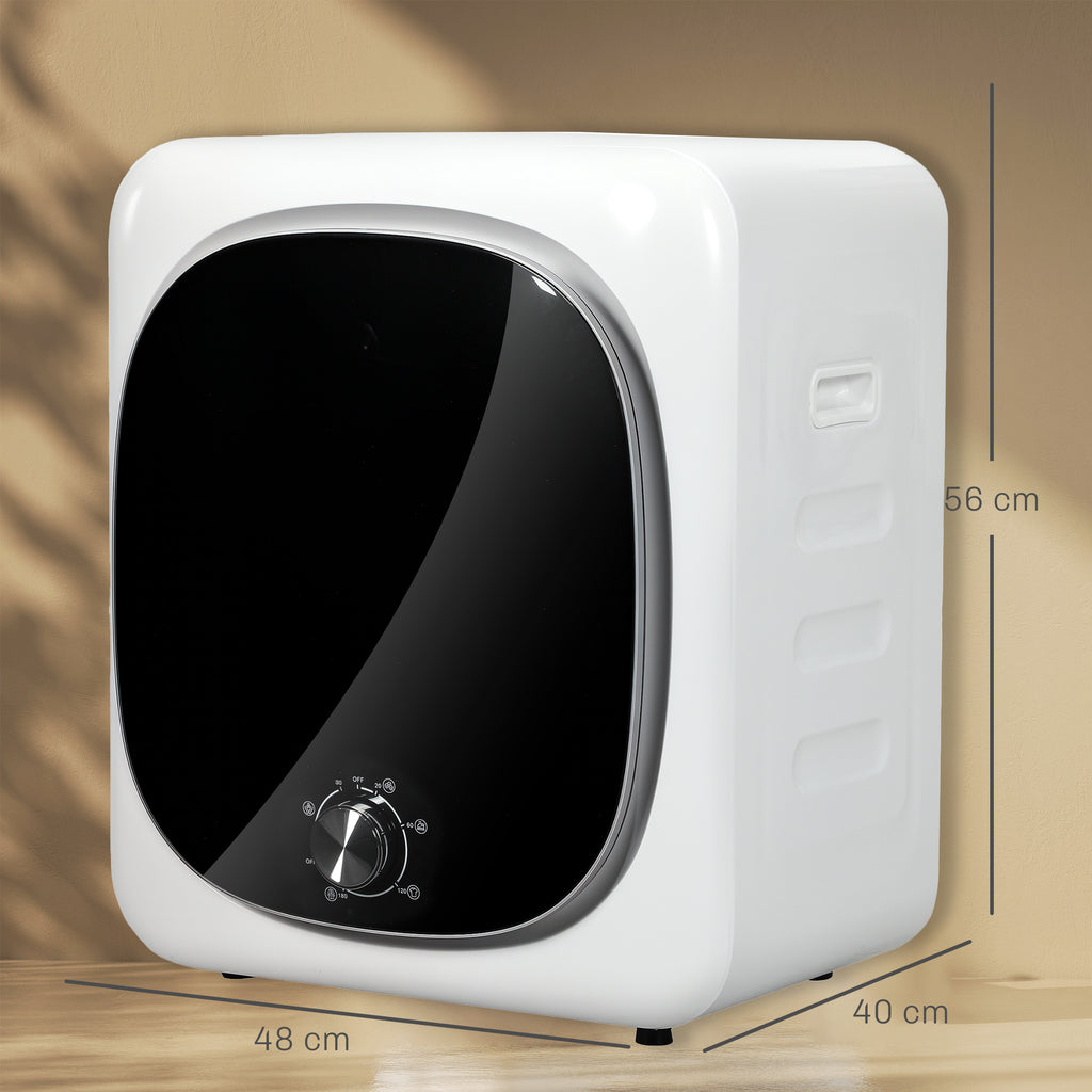 Asciugatrice a Ventilazione 4 kg 800 W con 5 Modalità