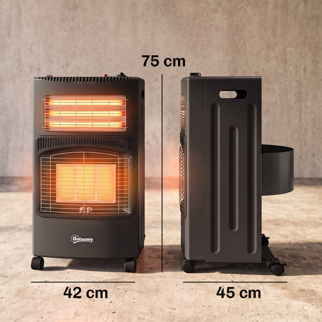 Stufa a Gas Portatile Pieghevole 4,2 kW