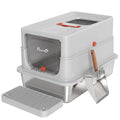 Lettiera Gatti XXL in Acciaio Inox Chiusa Antiodore