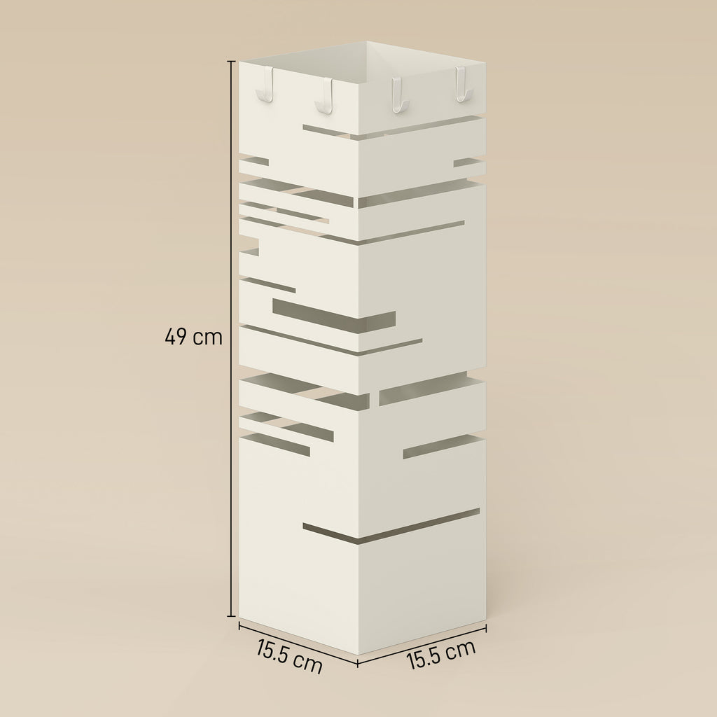 Portaombrelli Autoportante Quadrato Beige
