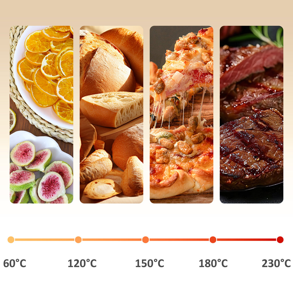 Mini Forno Elettrico Ventilato 5 in 1 da 20 Litri con Timer
