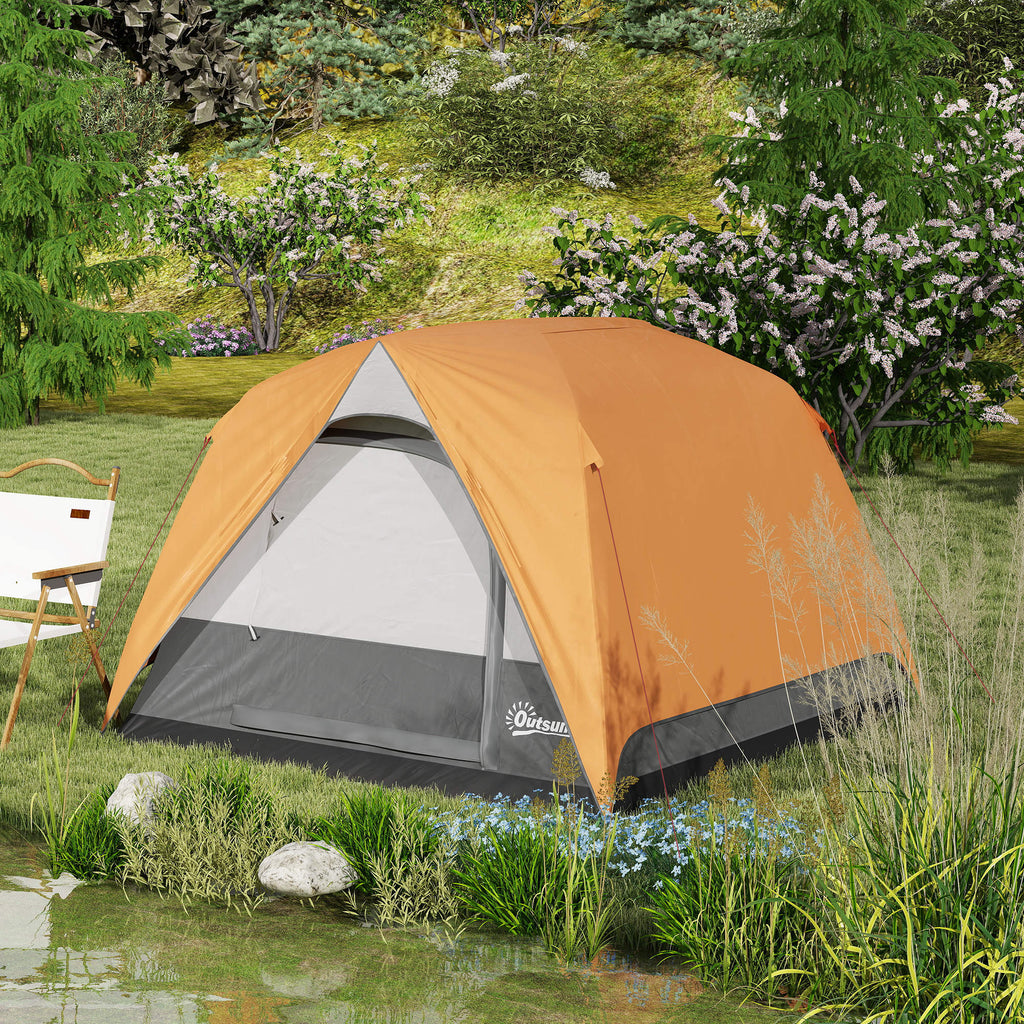 Tenda Campeggio 3 Persone Impermeabile con Borsa