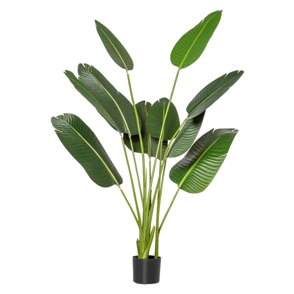 Pianta Artificiale Banano da 160 cm con Vaso