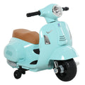 Moto Elettrica Vespa con Licenza Ufficiale per Bambini 18-36 Mesi Verde
