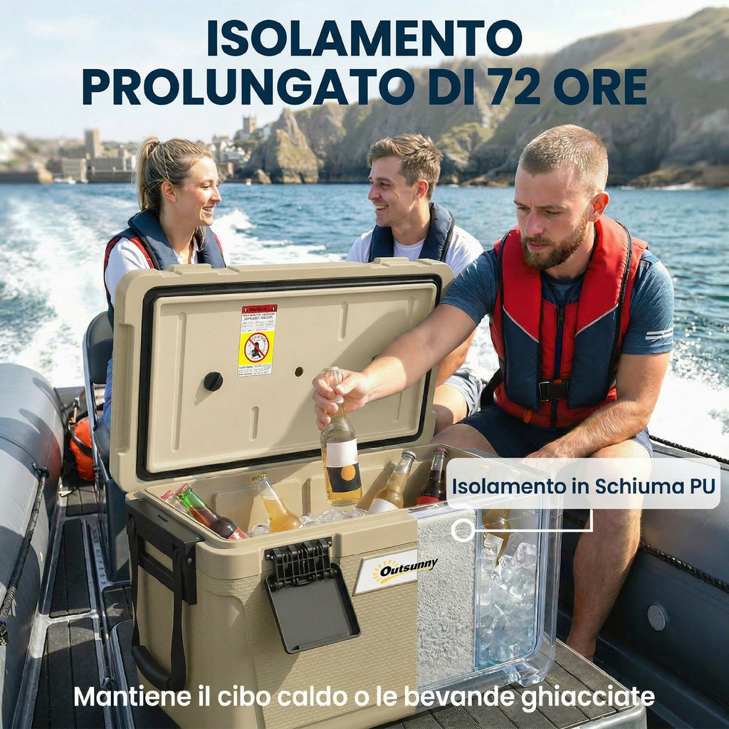Box Termico Refrigerante 42,6 L con Isolamento PU