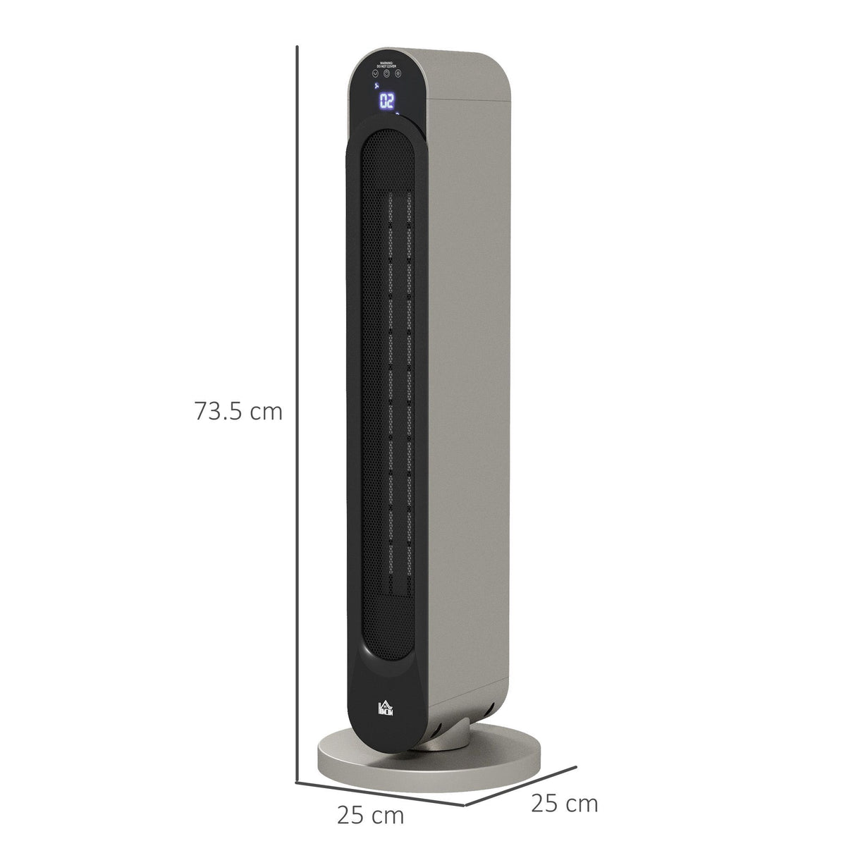 Stufa Elettrica Oscillante 3 Modalità con Telecomando