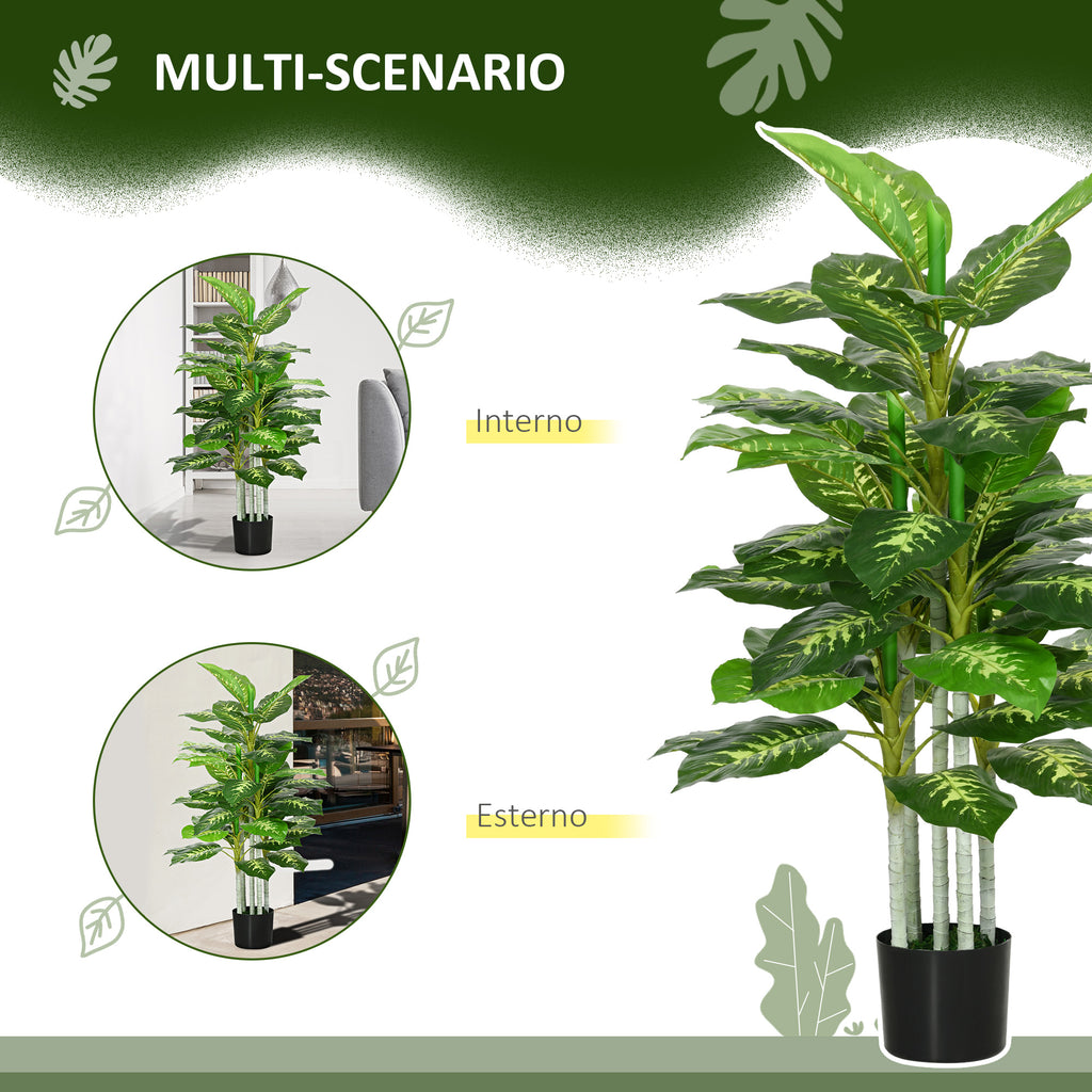 Pianta Artificiale Decorativa da Interno ed Esterno 120 cm