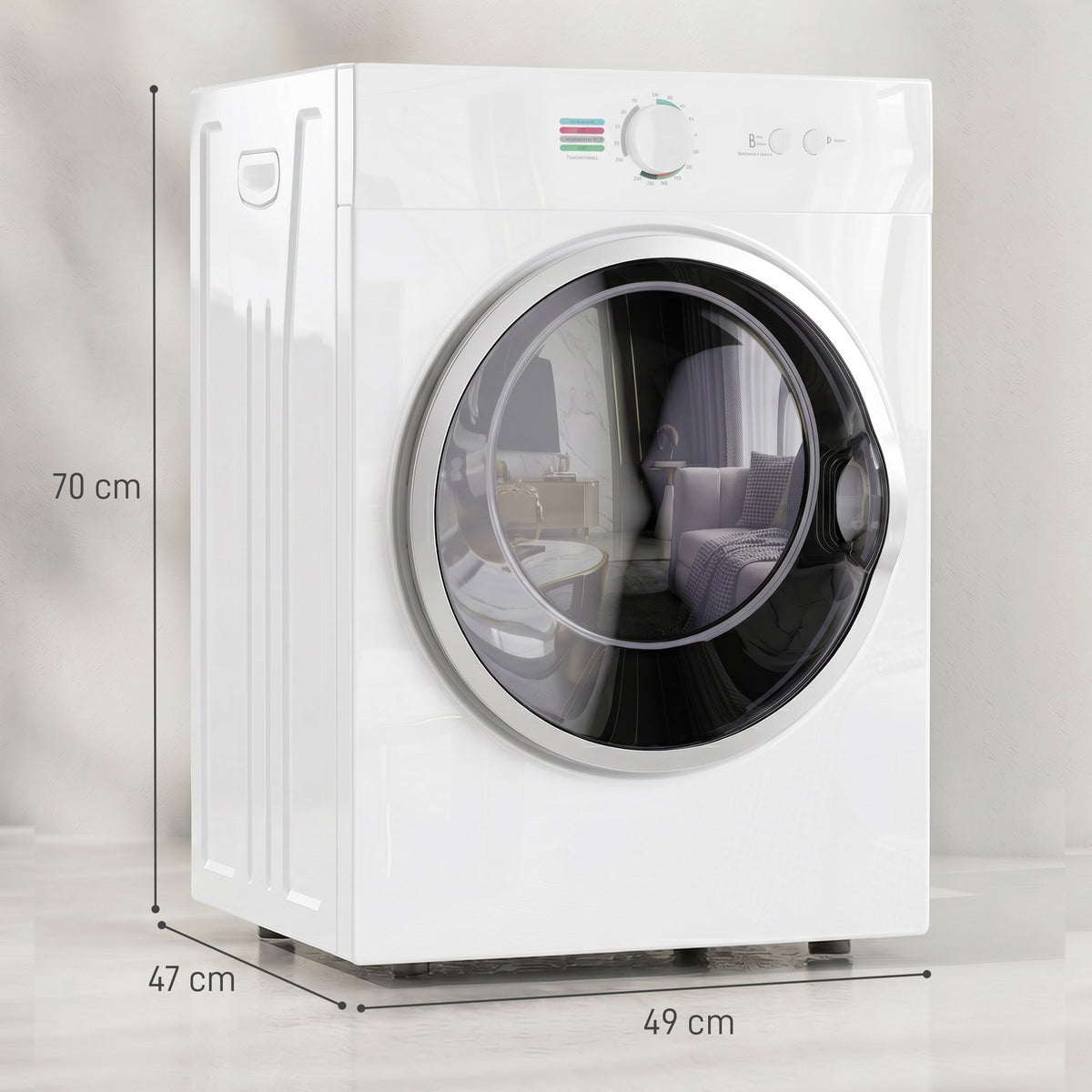 Mini Asciugatrice Portatile 4,8 kg 1020 W