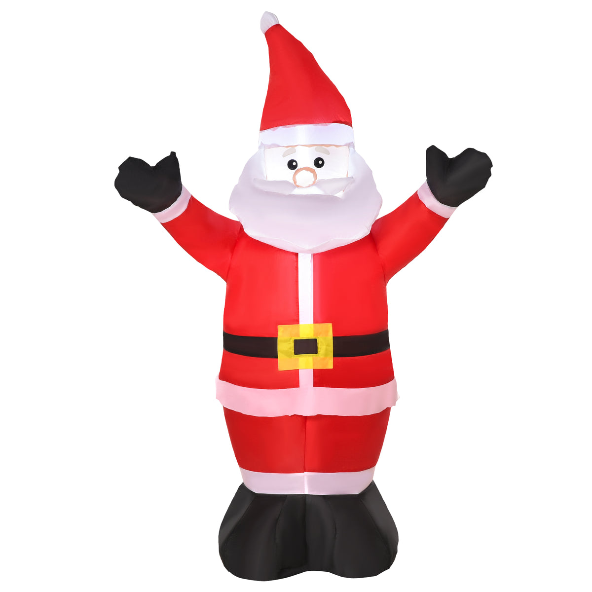 Babbo Natale Gonfiabile Luminoso con Luci LED 120 cm