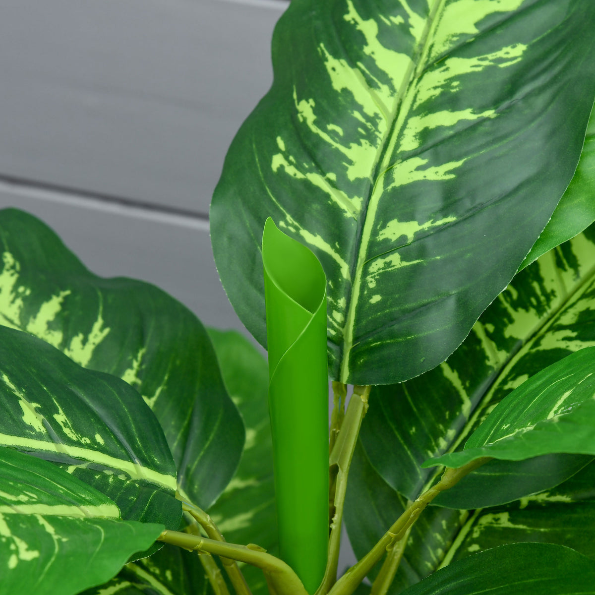 Pianta Artificiale Sempreverde 95 cm con Vaso Nero