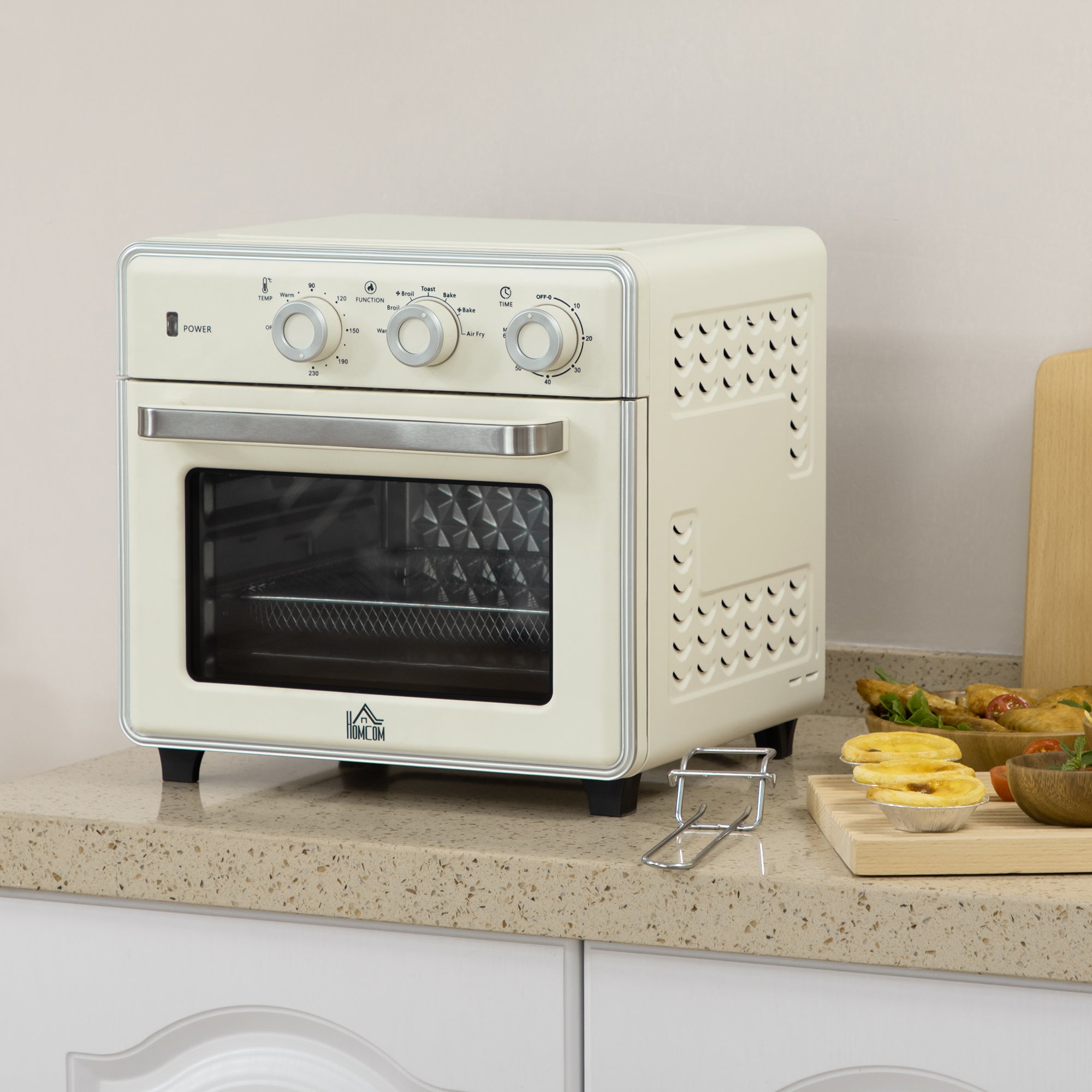 Mini Forno Elettrico Ventilato 5 in 1 da 20 Litri con Timer