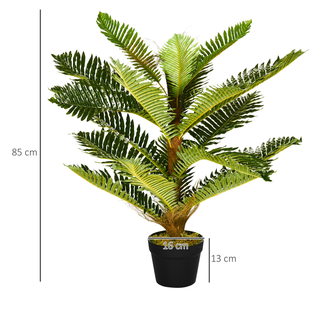 Pianta Artificiale Palma da 85 cm con Vaso