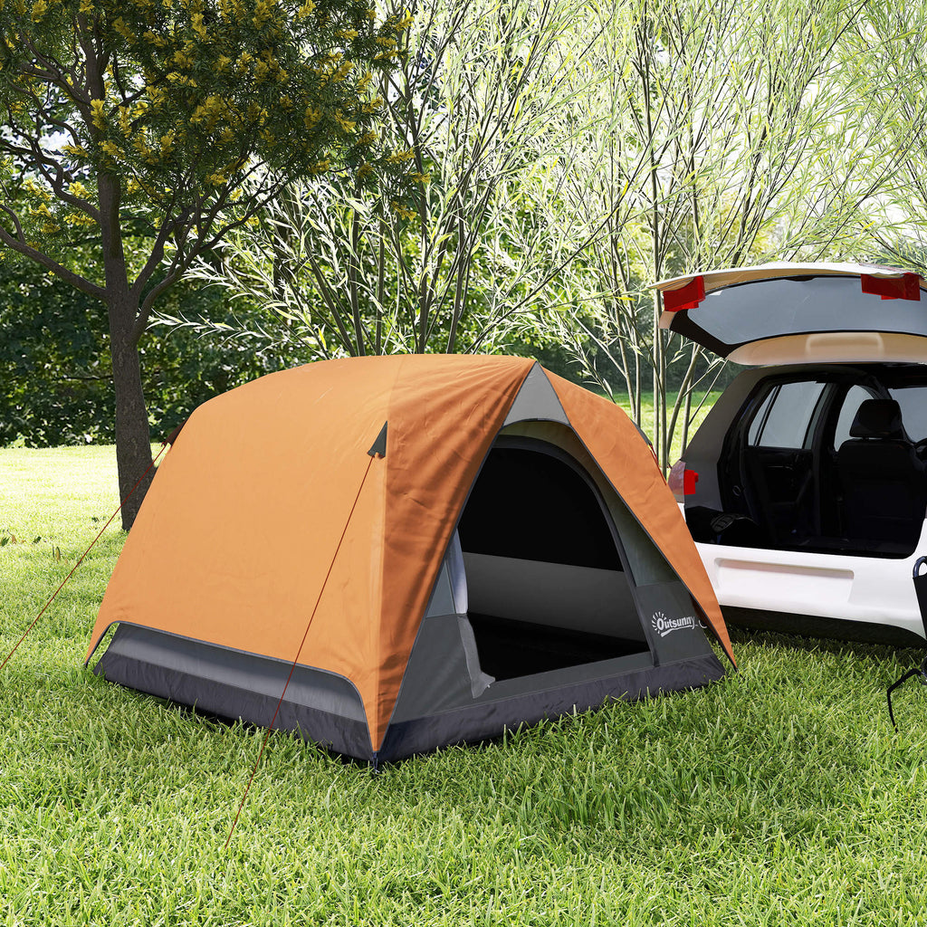 Tenda Campeggio 3 Persone Impermeabile con Borsa