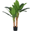 Pianta Artificiale di Banano da Interno 120 cm
