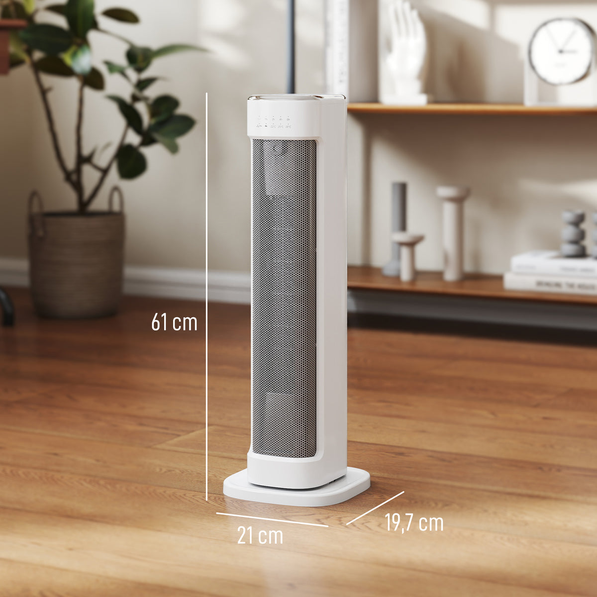 Termoventilatore Ceramico 2000W con Timer e Telecomando