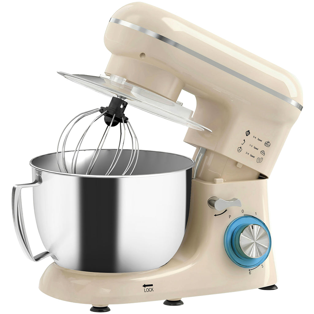 Titolo prodotto:
Impastatrice Planetaria 4,5 L 1300 W Beige