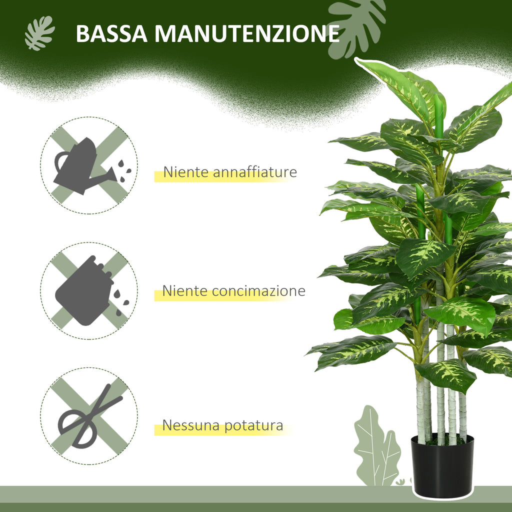 Pianta Artificiale Decorativa da Interno ed Esterno 120 cm
