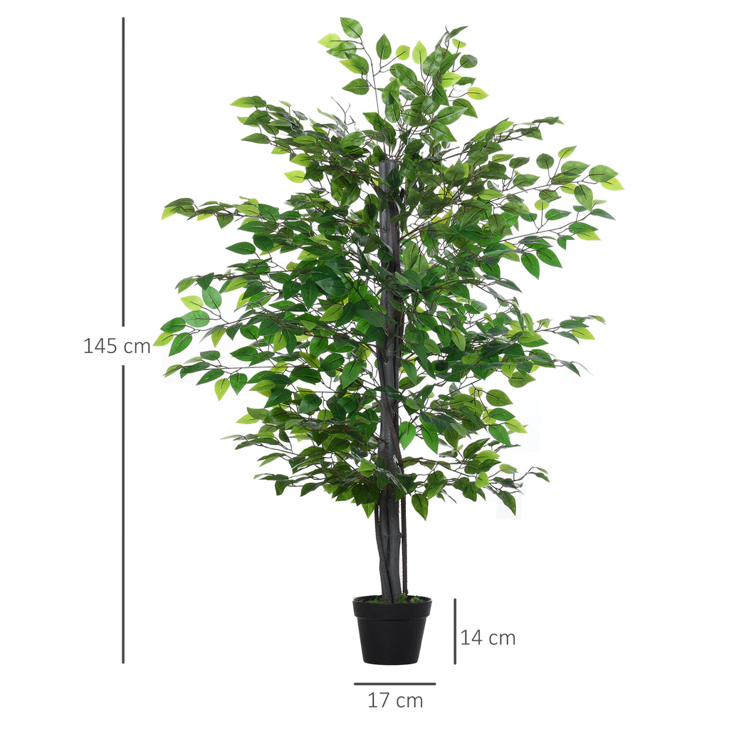 Albero Baniano Artificiale 145 cm per Interni ed Esterni