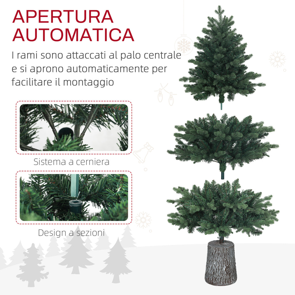 Albero di Natale Artificiale 150 cm con 994 Rami