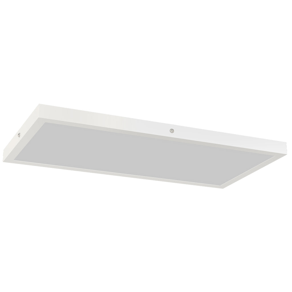 Set 2 Plafoniere LED Sottili e Minimal Bianche