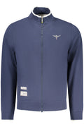 ACCADEMIA MILITARE FELPA CON ZIP UOMO BLU
