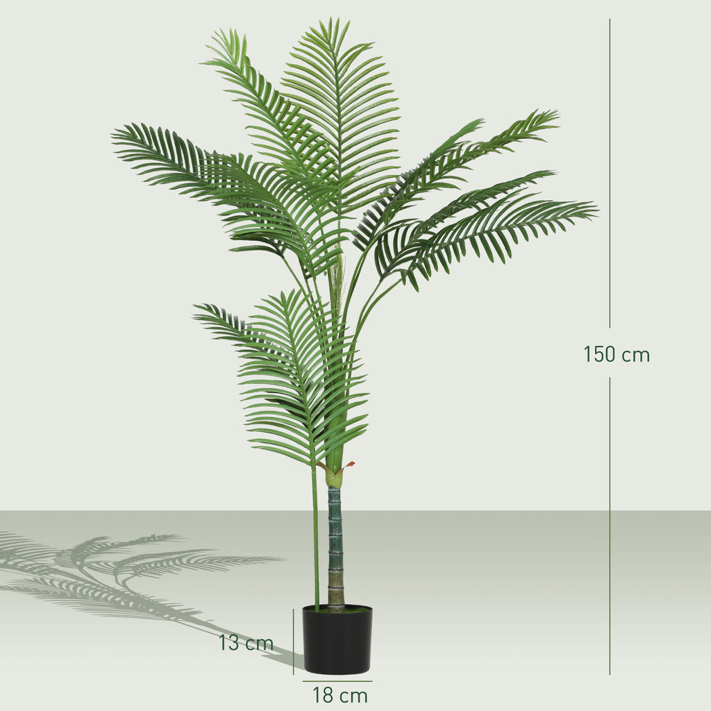 Pianta Artificiale di Palma da Interno 150 cm
