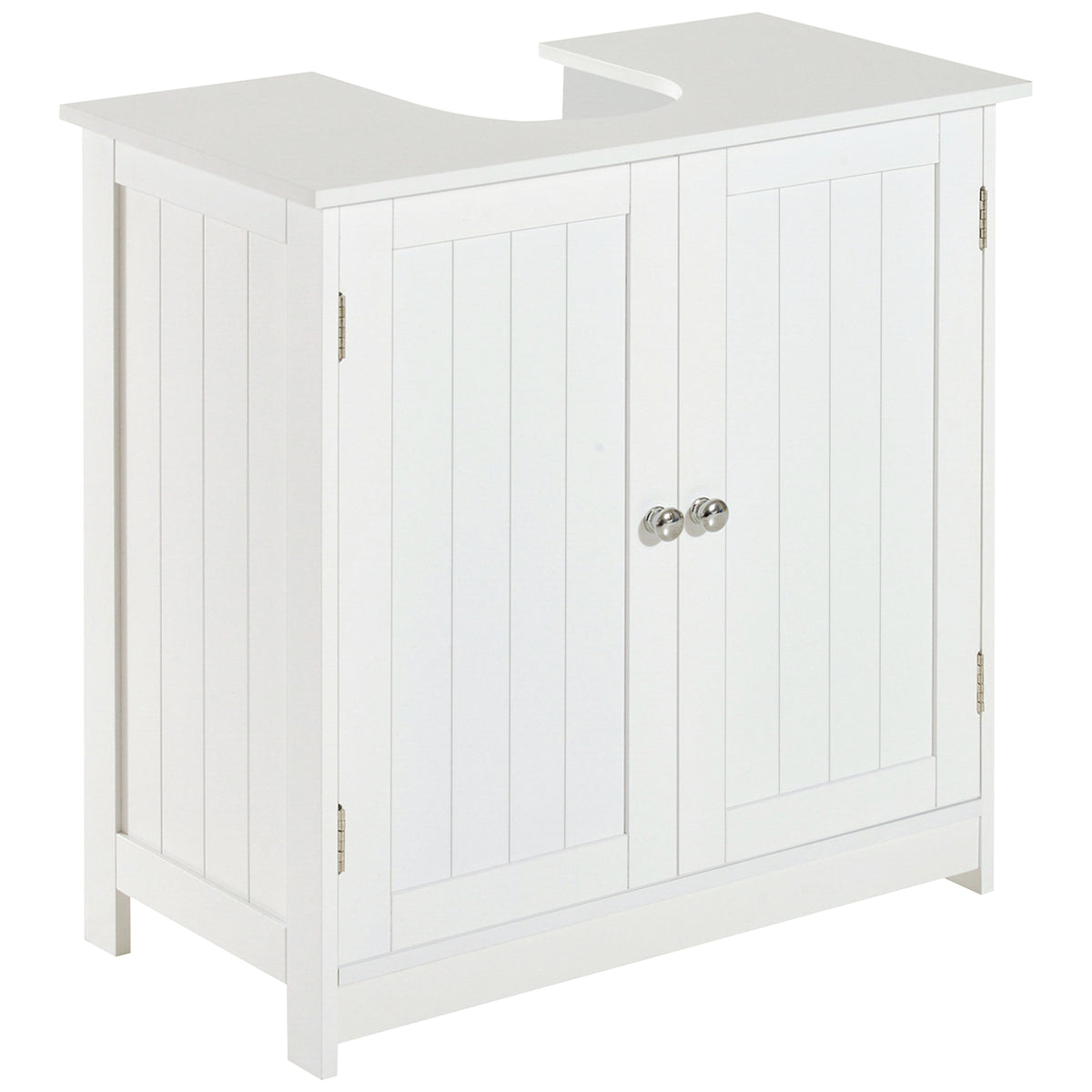 Mobile Sottolavabo Bianco con 2 Ante 60x30x60 cm