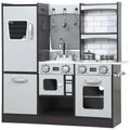 Cucina Giocattolo in Legno per Bambini con Frigo, Lavandino e Accessori