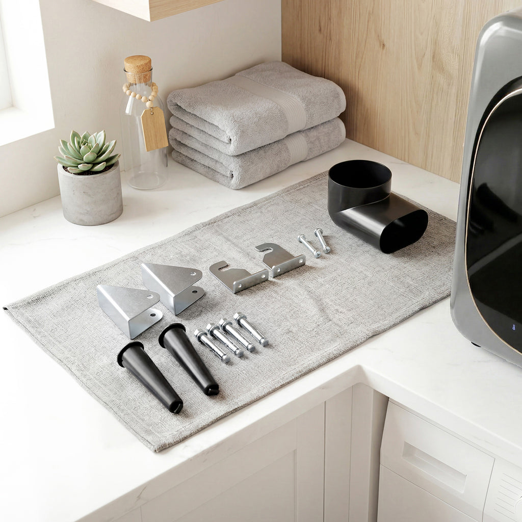 Asciugatrice ad Aria 4 kg con Timer e Programma Smart in Acciaio Inox