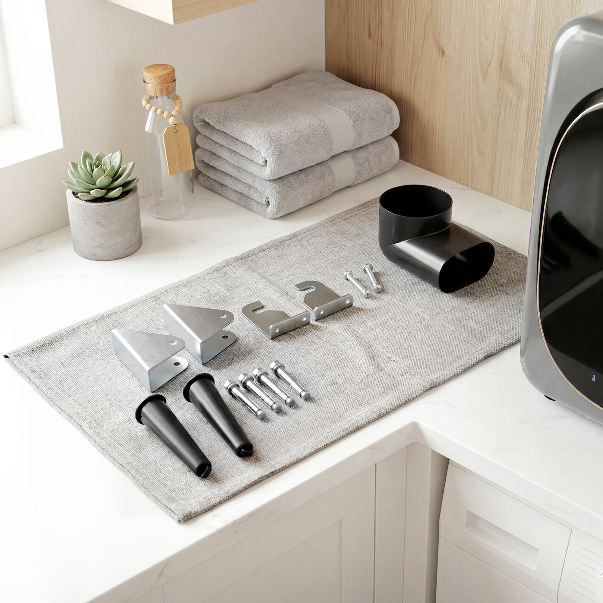 Asciugatrice ad Aria 4 kg con Timer e Programma Smart in Acciaio Inox
