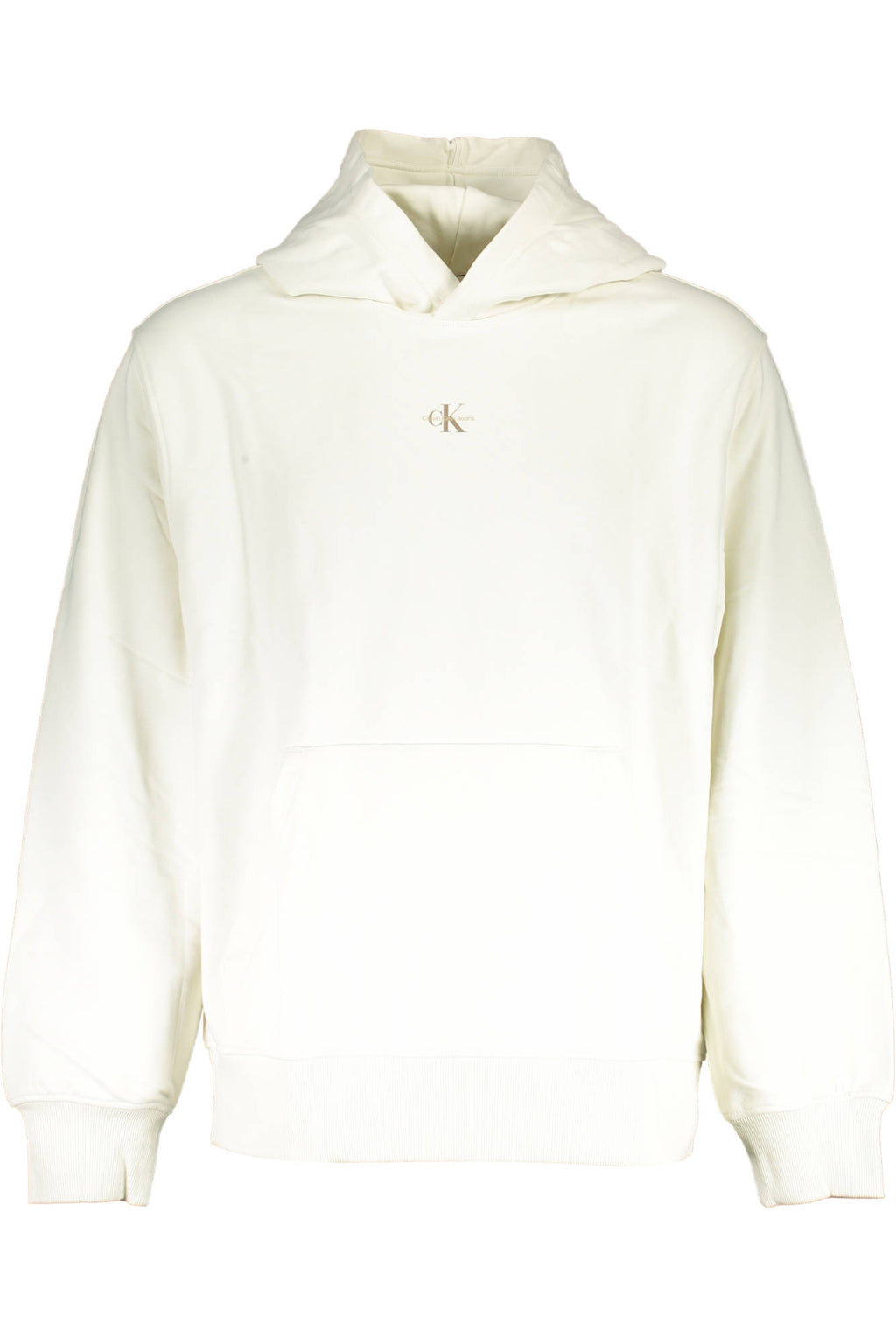 CALVIN KLEIN FELPA SENZA ZIP UOMO BIANCO