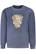 CAVALLI CLASS FELPA SENZA ZIP DONNA BLU