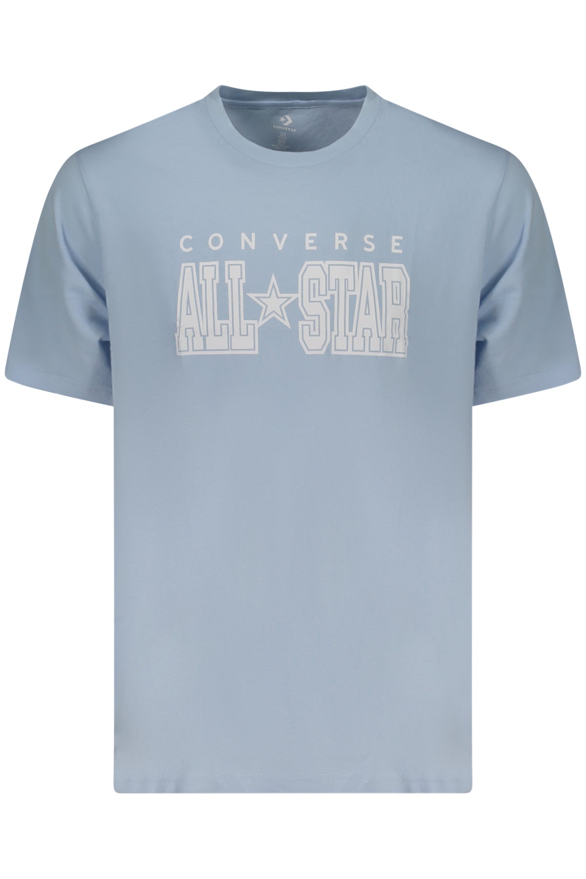 CONVERSE T-SHIRT MANICHE CORTE UOMO AZZURRO