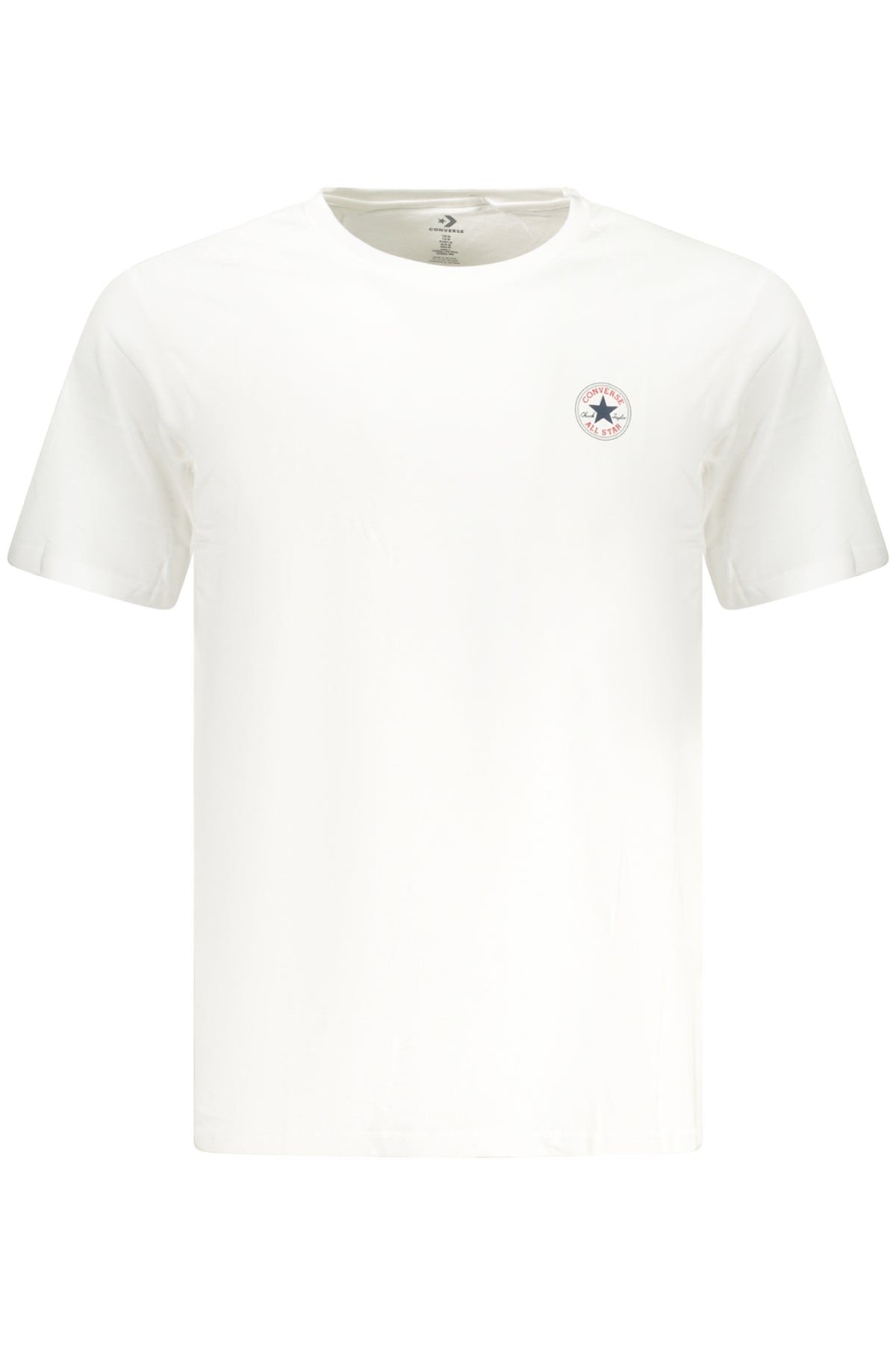 CONVERSE T-SHIRT MANICHE CORTE UOMO BIANCO