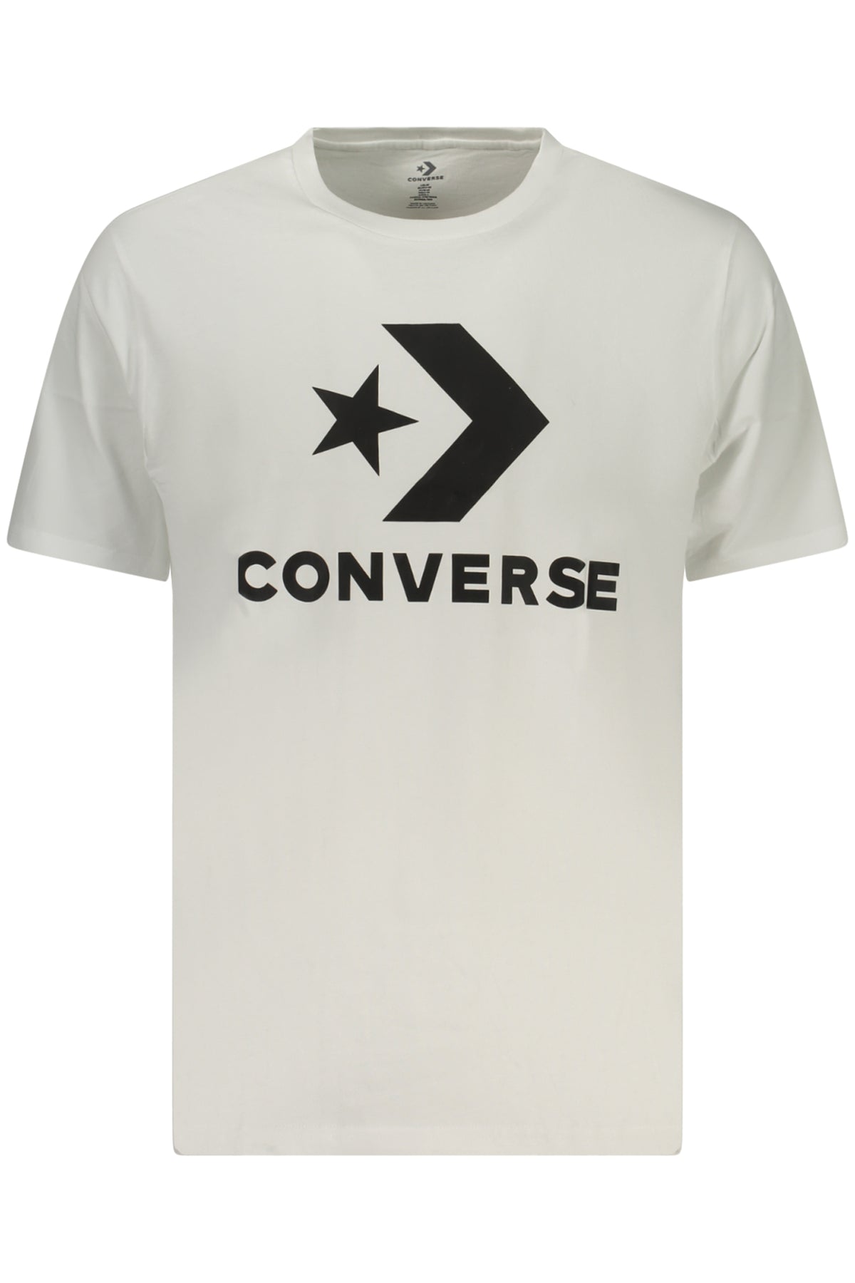 CONVERSE T-SHIRT MANICHE CORTE UOMO BIANCO